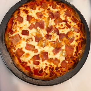 Pizza Bacon y queso de cabra