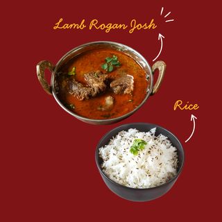 Lamb Rogan Josh & Basmati Rice Bowl
