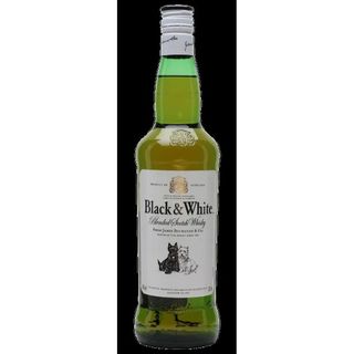 Black & White Blended Scotch Whisky, 750ml