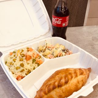 Լանչ բրինձ բանջարեղենով