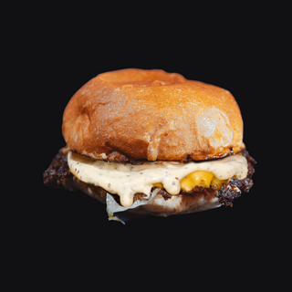 DOUBLE TRUFFLE BEEF SMASH BURGER