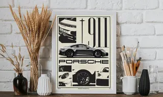 პოსტერი(porsche 911)