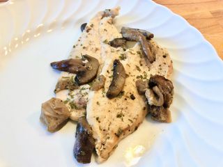 Petto di tacchino alla Dunkell con funghi