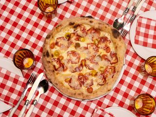 PIZZA CON COPPA IBÉRICA