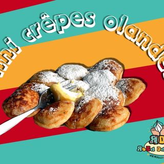 Mini pancakes cioccolato bianco e Nutella 