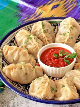 Манты с мясом (300 гр.)