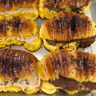 Croissants com Nutella