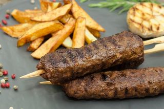 Brochettes De Kefta À La Plancha