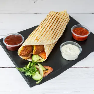 Tortilla falafel