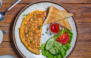 Омлет с сыром