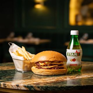  Menu Spartel Maxi Burger + Dessert   
