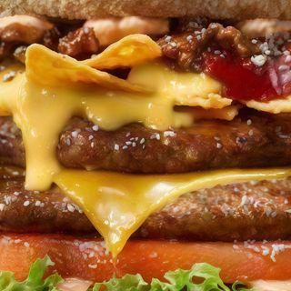 Hamburquesa doble de carne.
