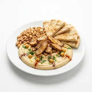 Hummus Con Shawarma Ibérico