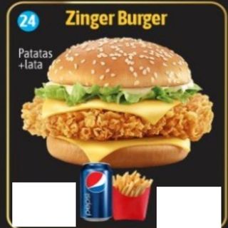 MENU ZINGER BURGER 