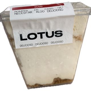 Postre lotus 