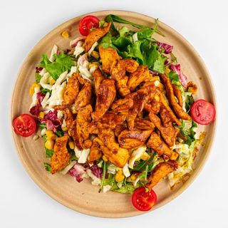 Toplo hladna pileća salata