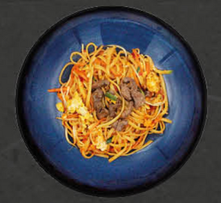 Tagliatelle piccanti con manzo