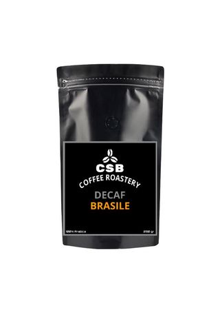 Cafea de specialitate proaspăt prăjită, Decaf Brazilia, boabe, 250 g
