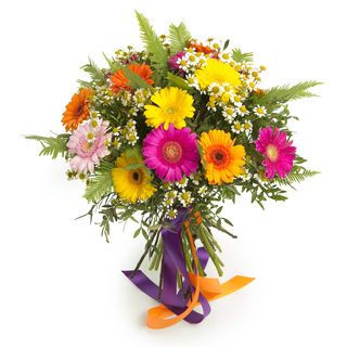 Buchet gerbera multicolora