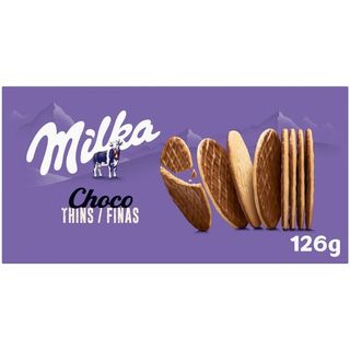 Milka Choco Finas Galletas Finas con Chocolate 126g