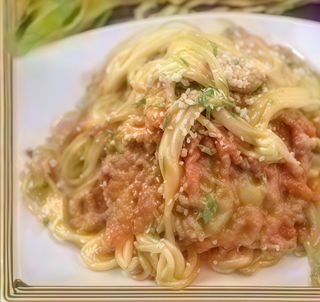 159 Spaghetti di riso con verdure