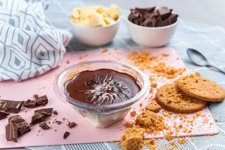 Panna cotta cu ciocolată