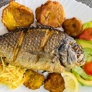 Dorada frita 