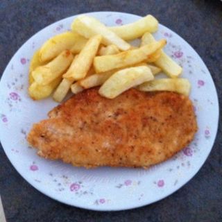 1 piece Chicken & Chips