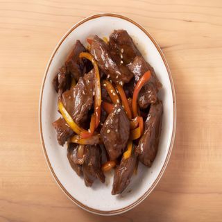 ternera con salsa de ostras