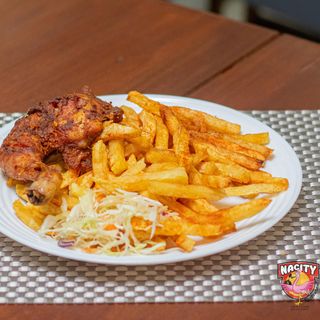 1/4 Chicken And Chips