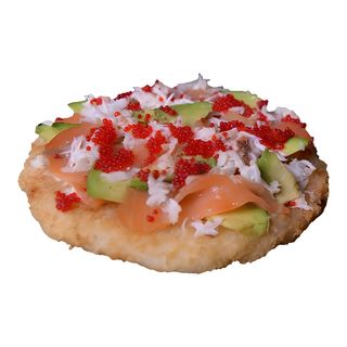 Sushi Pizza Saumon Fumé Crabe