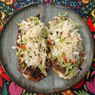 Huaraches Vegetarianos (2 uds.)