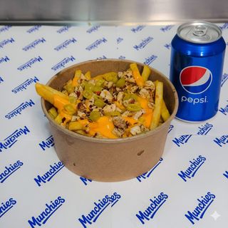Dirty Fries Hot + Pepsi