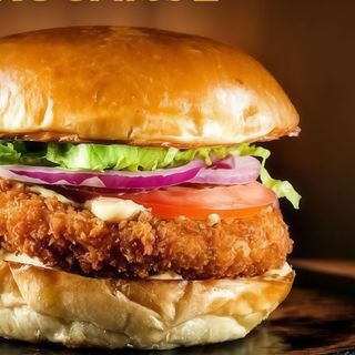 X-Frango Crispy com batata frita