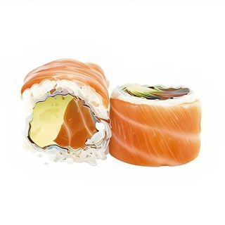 Salmón Uramaki (8 Uds.)