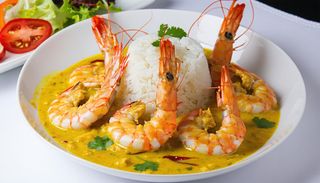 Krewetki Tiger w żółtym curry 350g