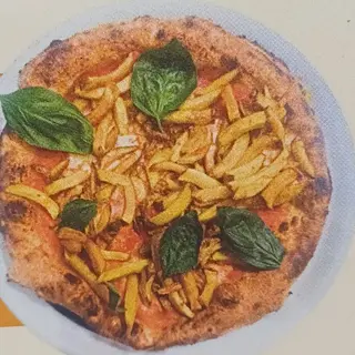 Margherita con patatine napoletana