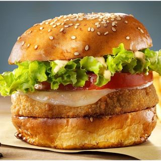 Veggie Swiss Burger