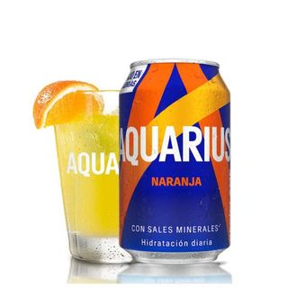 Aquarius Naranja lata 330ml.