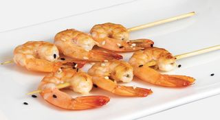 57. Spiedini di gamberi