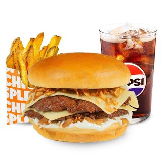 Meniu Double Blue Cheese Burger