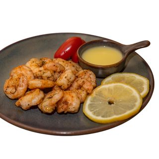 Скариди с билково масло и лимон