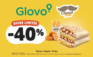 Tacos Poulet Pané + mix snacks + frites