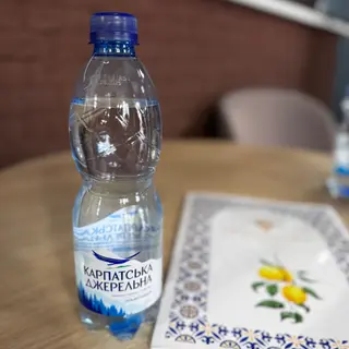 Вода Карпатська джерельна газована  (0,5 л)