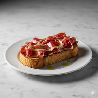 Tostada de jamón
