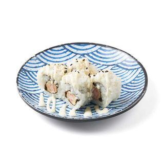 111 - Uramaki Tempura de Langostinos