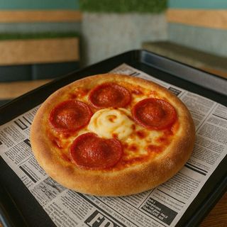 Esfiha De Pepperoni Com Mussarela E Requeijão