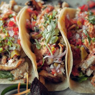 Charred Chicken Tacos