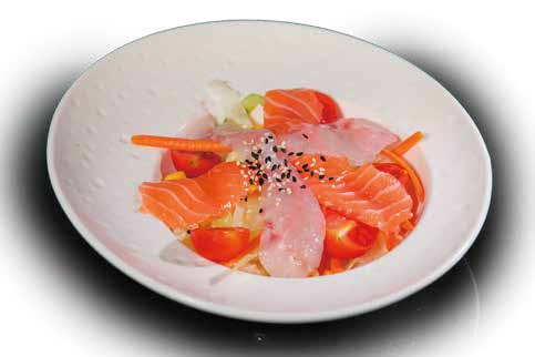 26 Sashimi salad