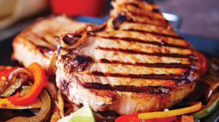 Chuleta de cerdo a la parrilla 